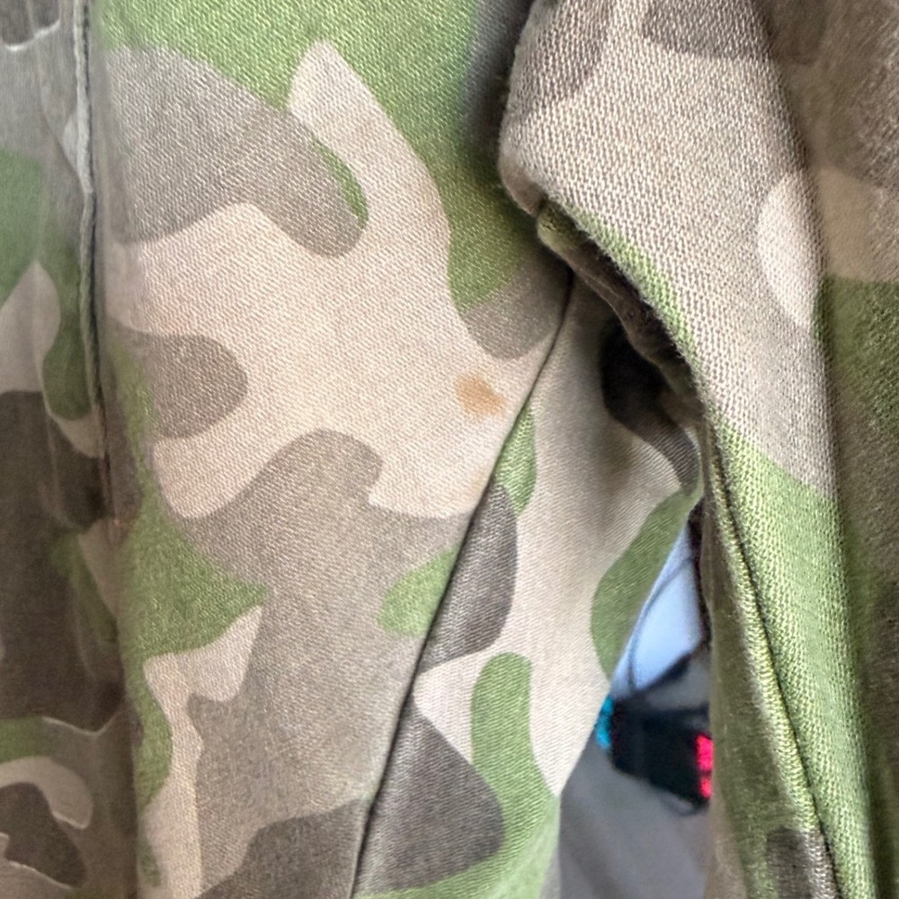 Zanerobe Mens Camouflage Jogger Pants Green Camo Drop Crotch Size 32 - Picture 6 of 8